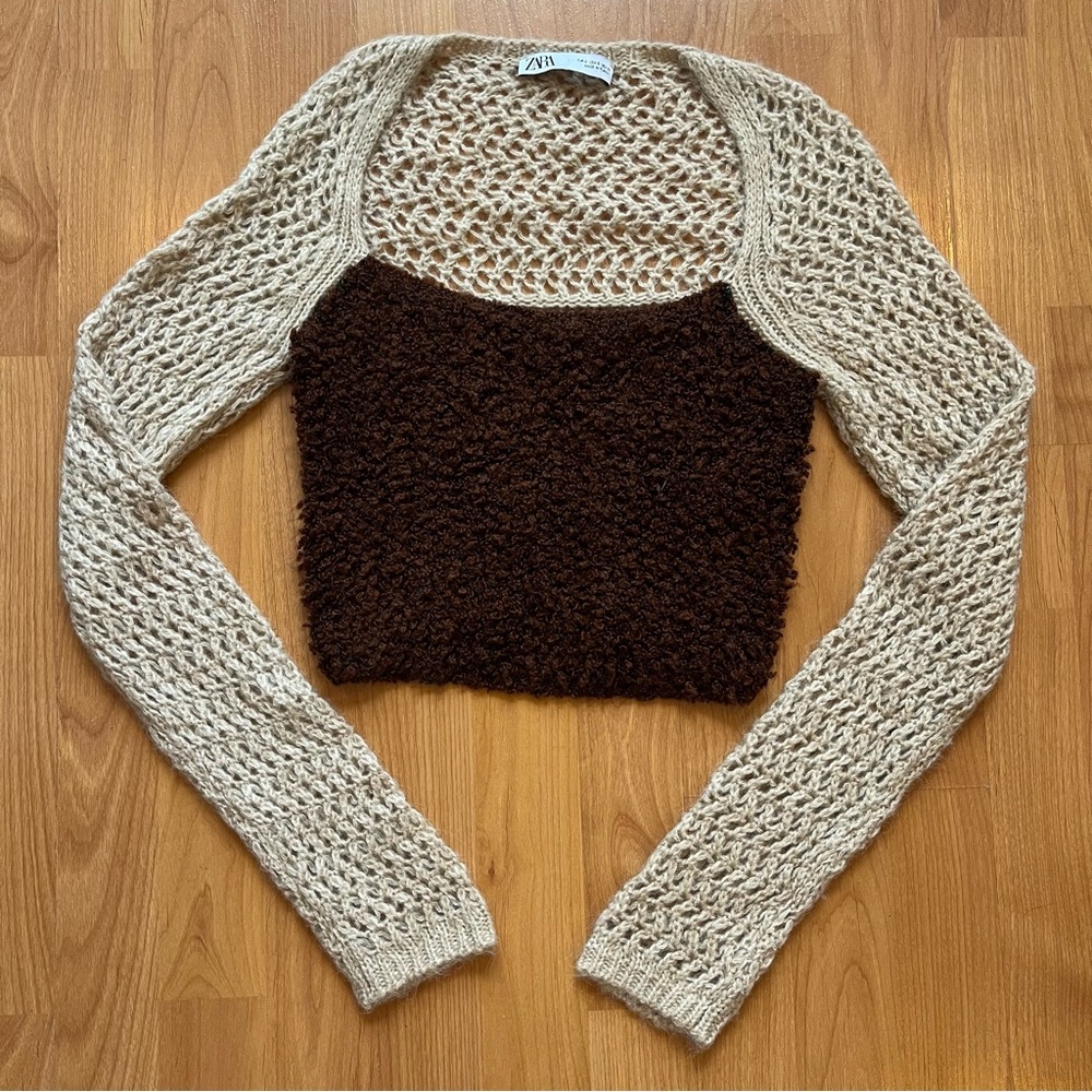 Zara crochet top